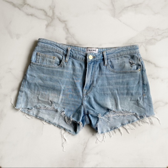 Frame Le Grand Garçon Shorts